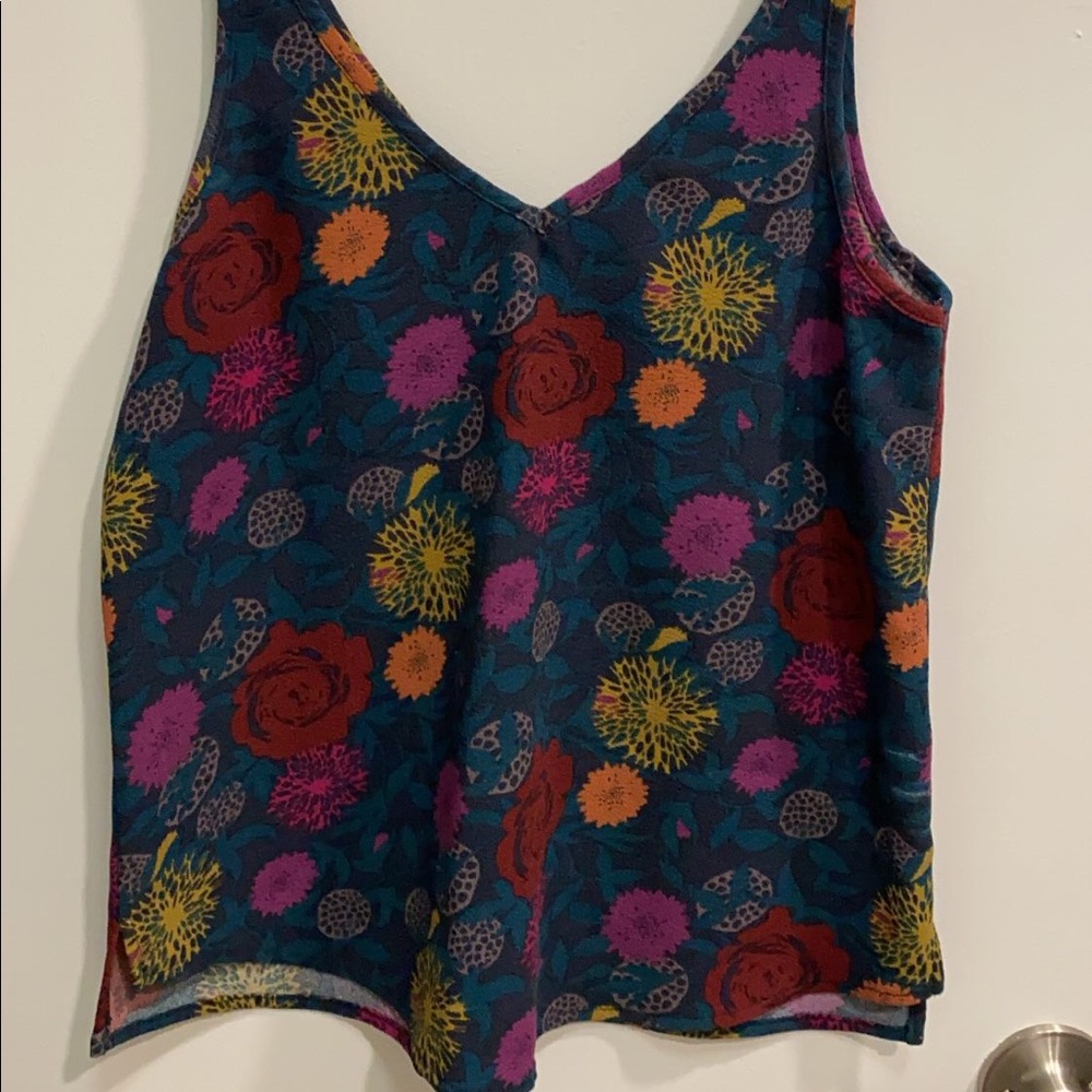 American Apparel Floral Tank